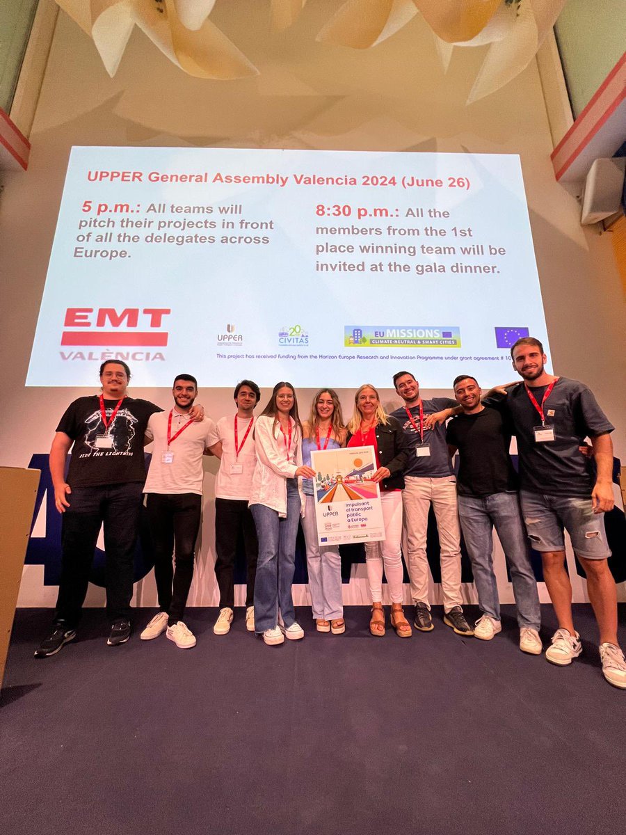 dadesvalencia's tweet photo. ¡ Hemos participado en el #UPPERHackathon Valencia 2024!
Ha sido una oportunidad única para desarrollar soluciones innovadoras en el transporte público. Equipos multinacionales trabajaron para cerrar la brecha entre la Movilidad como Servicio y la Movilidad como Derecho. https://t.co/qRihp4MvvJ
