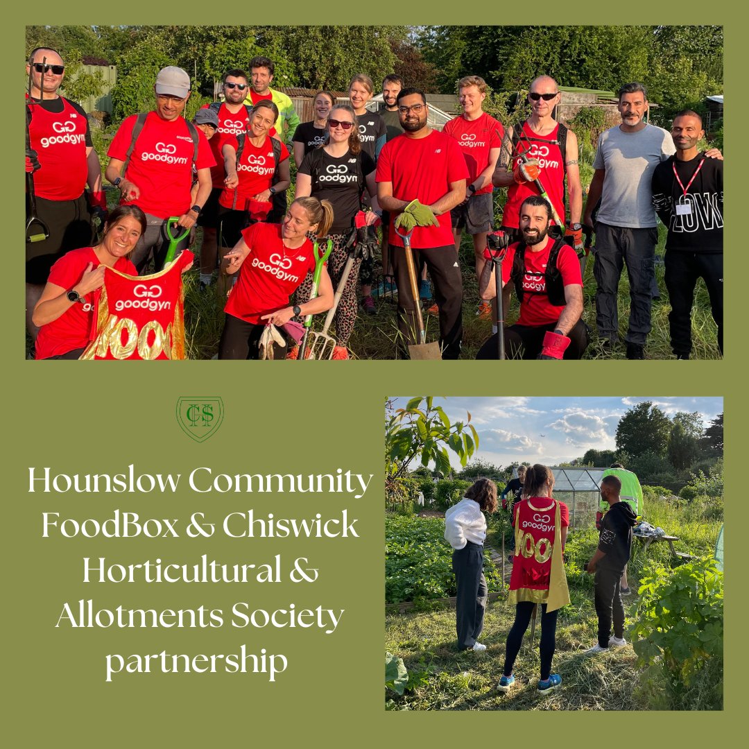 We are thrilled to announce our partnership between Chiswick Horticultural &amp; Allotments Society (CHAS) and Hounslow Community FoodBox! This collaboration is all about fostering community spirit and nurturing growth both in our allotments and within the local community. 🌱❤️