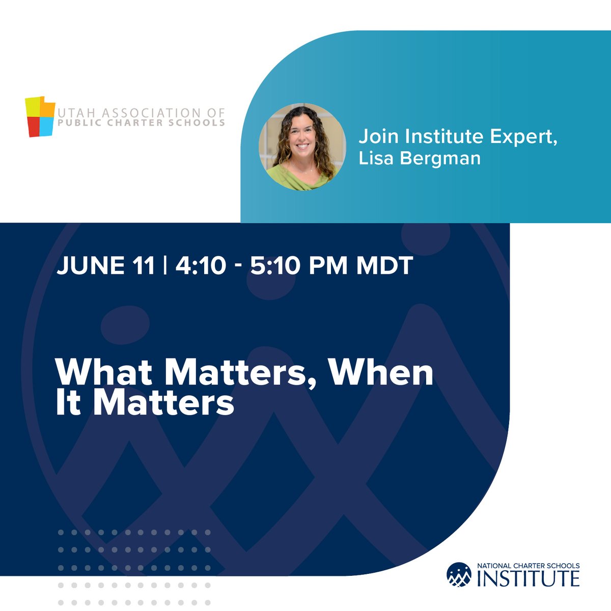 Don't miss out! Join us for Lisa Bergman's presentation on "What Matters, When It Matters" as part of the A-Game series. Discover insights on setting your school(s) up for success. Stay informed and inspired! Are you ready to be part of the movement? nationalcharterschools.org/agame/about/