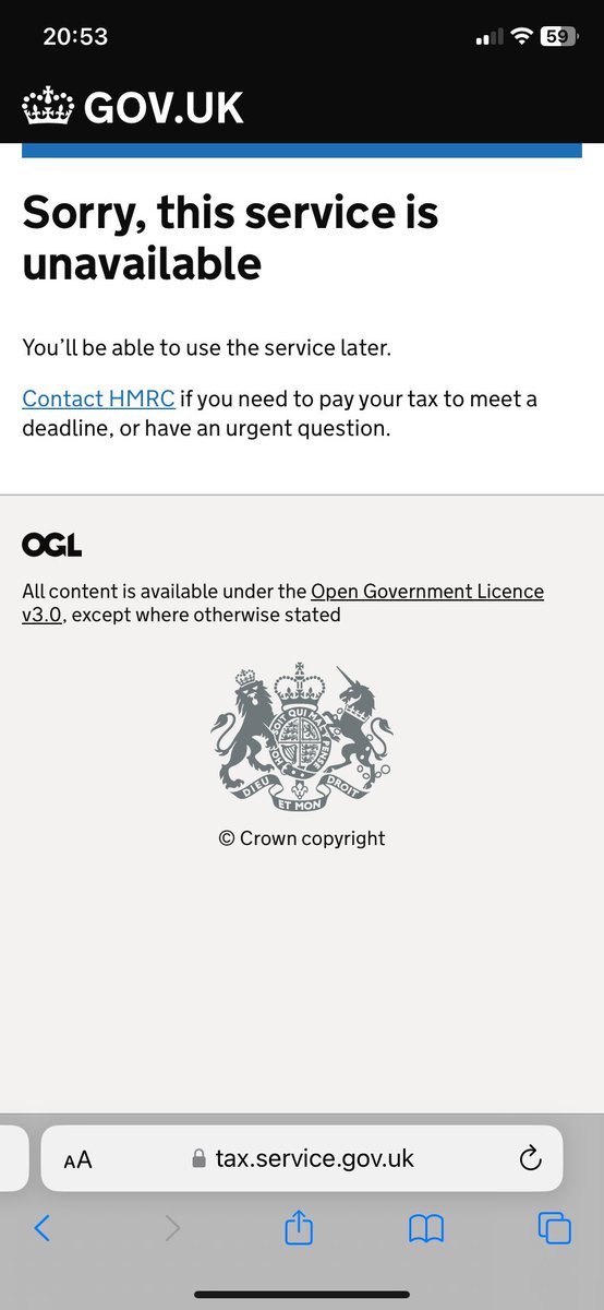 Mithering's tweet photo. @MartinSLewis looks like direct gov paused the site to check due to your show lol☹️ https://t.co/IyxlVX2NCG