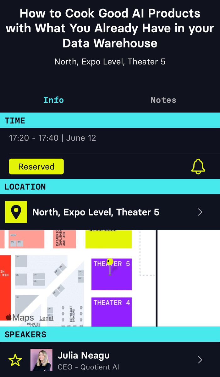 JuliaANeagu's tweet image. Find @QuotientAI at the @databricks #DataAISummit! 
We are at the Expo all week (booth #e3). On Wednesday I’m talking about how to build evals that actually ship good AI products. Stop by!