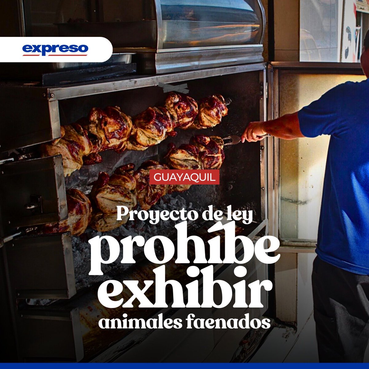 GaloLaraY's tweet photo. Sres @AsambleaEcuador : 
Leyes para más 
- Seguridad 
- Empleo 
No proyecto de ley para prohibir exhibir los pollos asados. 
YA PAREN !!
@Expresoec https://t.co/7bTpVYwUTM
