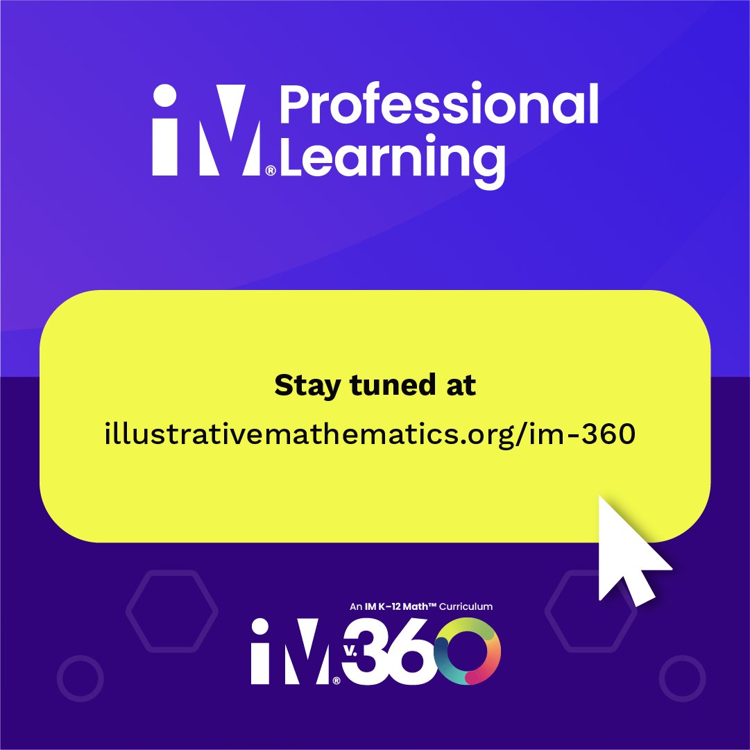 IllustrateMath's tweet photo. 📢 FAQ Alert: When can I access IM Math v.360 on the new free digital site?
🌟 Coming Soon in July 2024! 🌟
Stay tuned for more updates and get ready to explore the new Access IM site! 🚀 https://t.co/bZDWioIU0E
#LearnWithIM #IMv360 https://t.co/crybI9dLXx