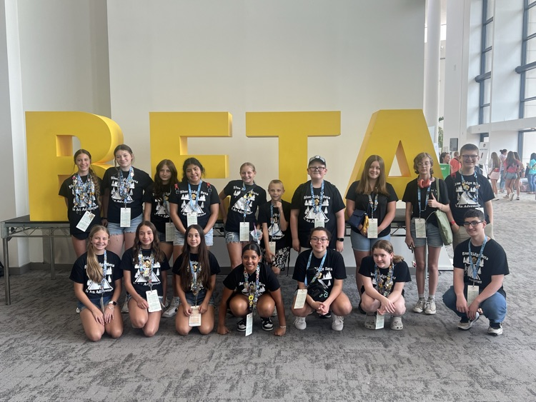 BlueRidgeISD's tweet photo. BRMS Beta is having a great week at the National Beta Convention in Savannah, Georgia. They are having a blast competing and collaborating with other students from around the country. #BRISDpride https://t.co/Misj6U1iI9