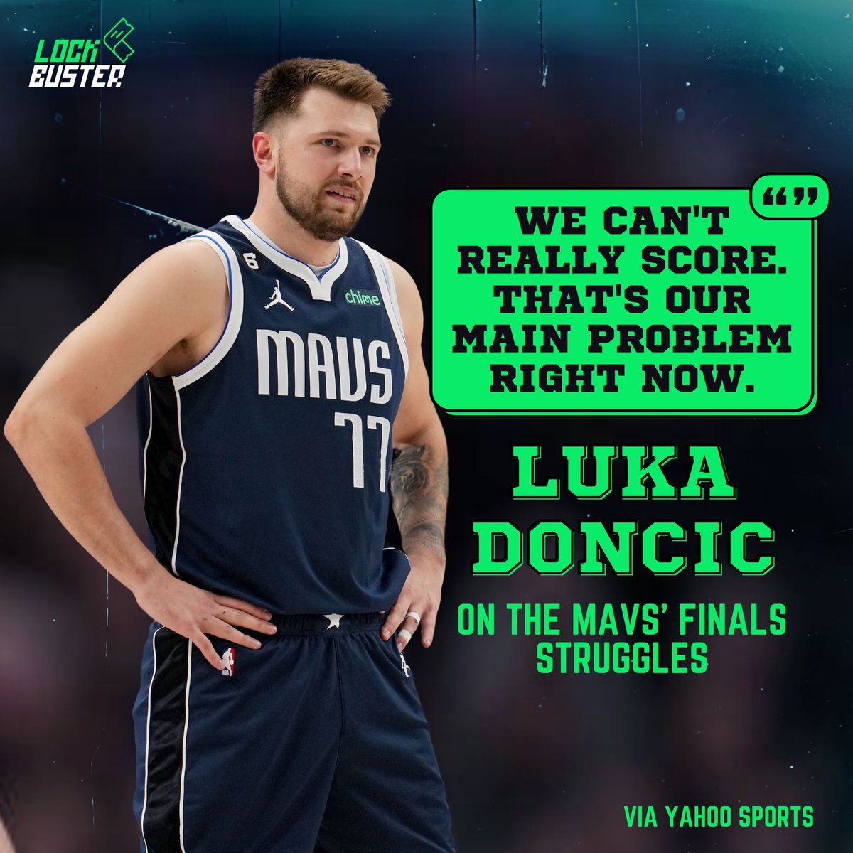 Lockbuster_'s tweet image. The Celtics have looked strong. Can Luka lead the Mavs to a bounce-back win in a crucial Game 3? It'll be a tough challenge.

#nba #mavs #celtics
