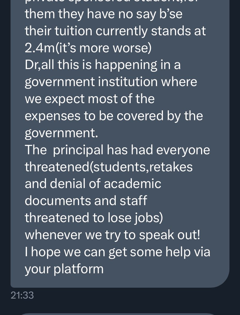 SpireJim's tweet photo. Is this so? Mulago Paramedical School https://t.co/hVmu0nsnqk