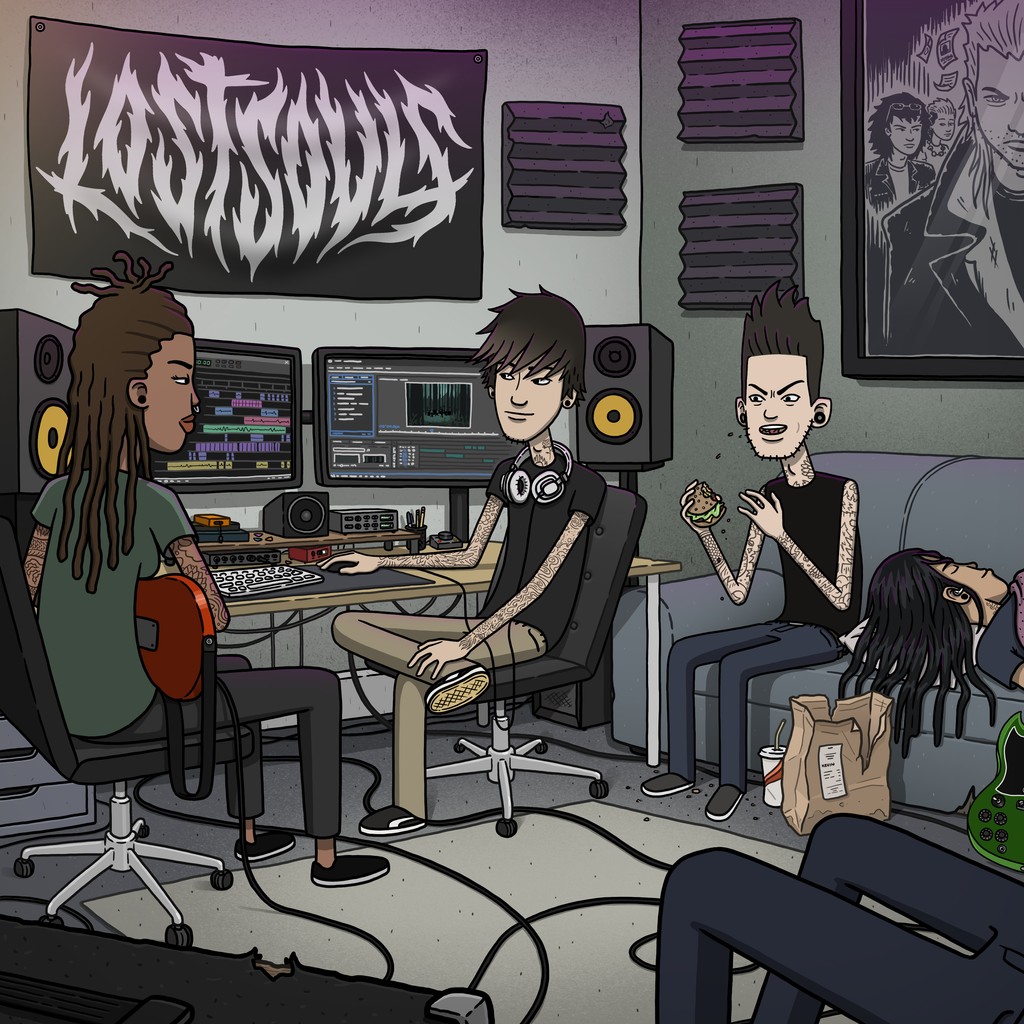 lostsouls_metal's tweet photo. Oh you know, just making the best music in the galaxy… wbu? https://t.co/uvvb7vg7xY