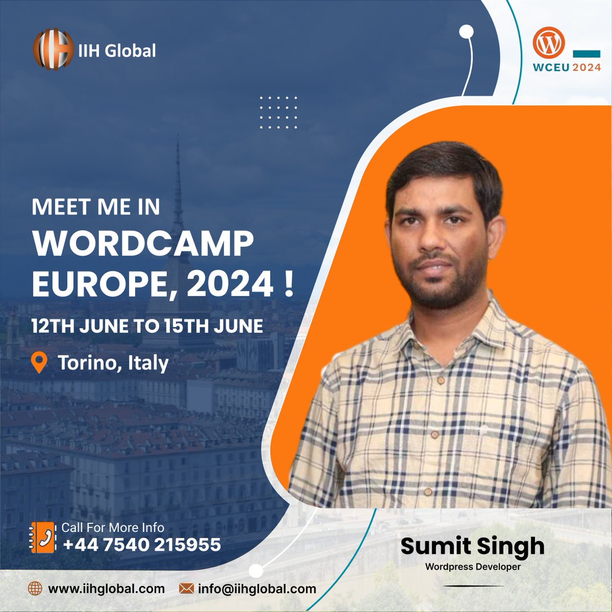 sumitsinghwp's tweet photo. 🌍 Exciting times ahead for the biggest WordPress event! 🌍

Who's attending? Join me at the #Training table on Contributor Day. Thrilled to be leading it! 😍🤗

#WCEU2024 #WordPressCommunity #TalkWithSumit #WPLoversTeam #IIHGlobal #ContributorDay https://t.co/Ovy7qGUVnL