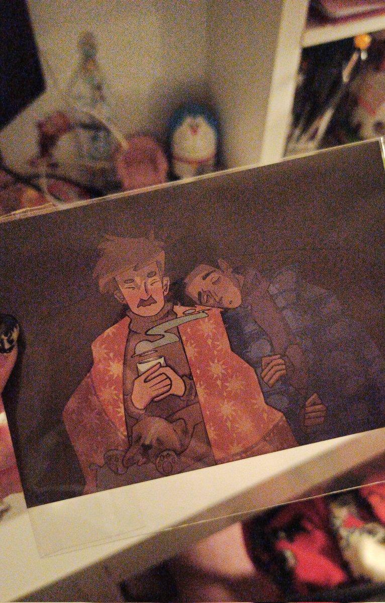 Nekoholmes3's tweet photo. I ordered @Resetoaster 's art from redbubble. Just wanted to say how much I love your style 😭 it stood out so much to me!! 🥺 I hope I can become an artist like this ☺️ #sherlockandco https://t.co/cpMQOivtRt