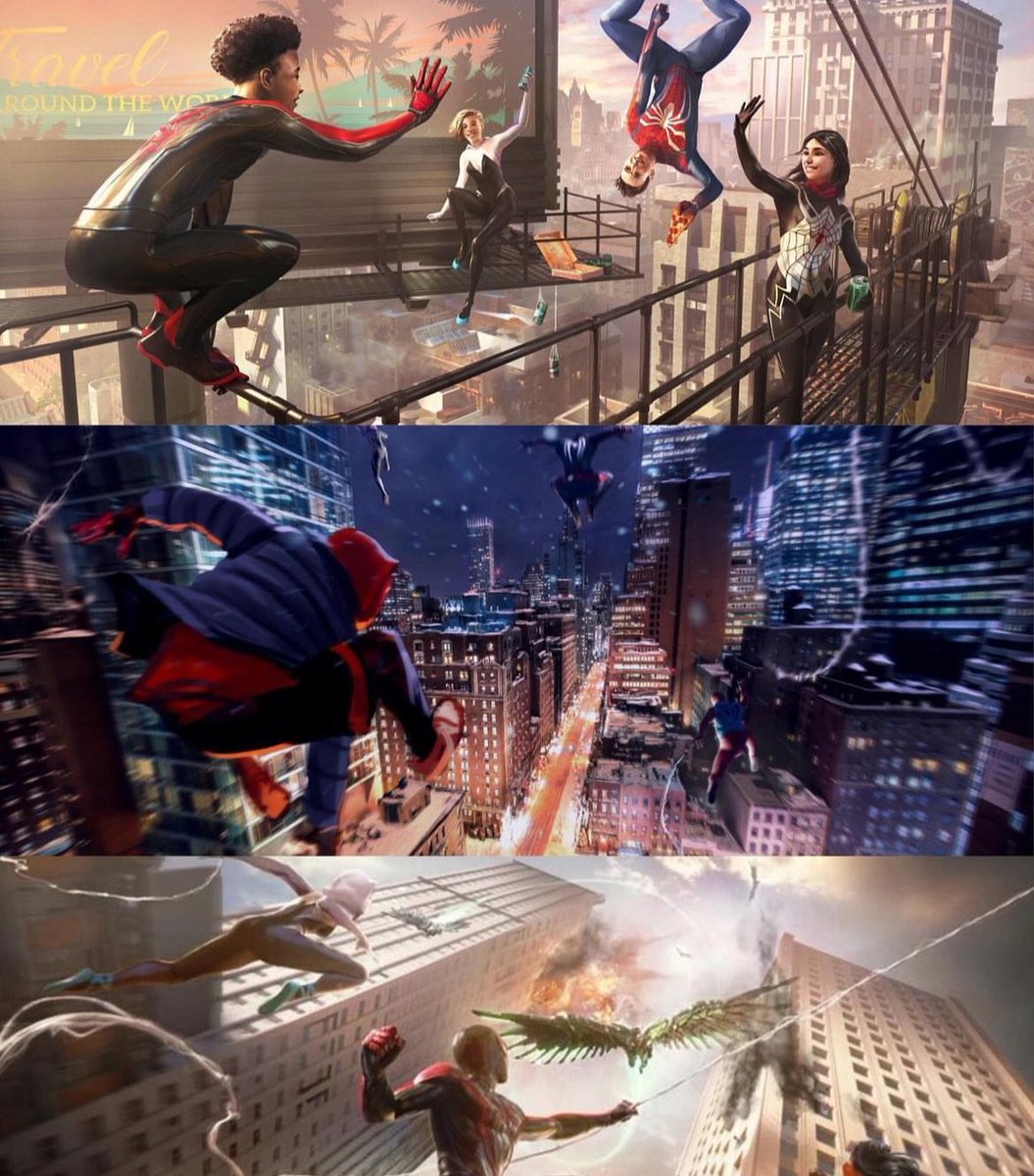 xctobermc's tweet photo. Insomniac why take this from us? 😭 the concept art go crazy tho https://t.co/e93Kli8mhk