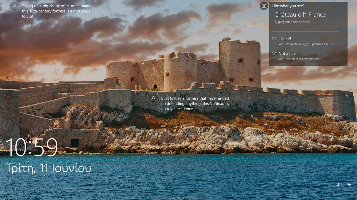 ev_m_'s tweet image. Château d&apos;If, Marseille, France 
#WindowsSpotlight