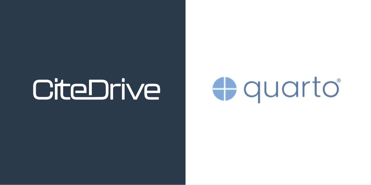 PhDWisdom's tweet image. #QuartoPub and #CiteDrive together make the ultimate reference management experience! 🚀📚 #ResearchMadeEasy #RStats #Rstudio #Rmarkdown