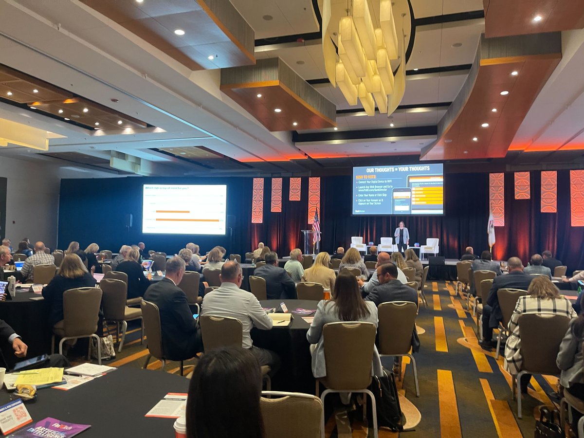 BankDirector's tweet photo. Bank Director's Vice President of Editorial &amp; Research, @ehmccormick dives into how #governance intersects with #risk &amp; how #boards can stay ahead in an evolving landscape. #BDAudit24 https://t.co/27tjRUdAvr