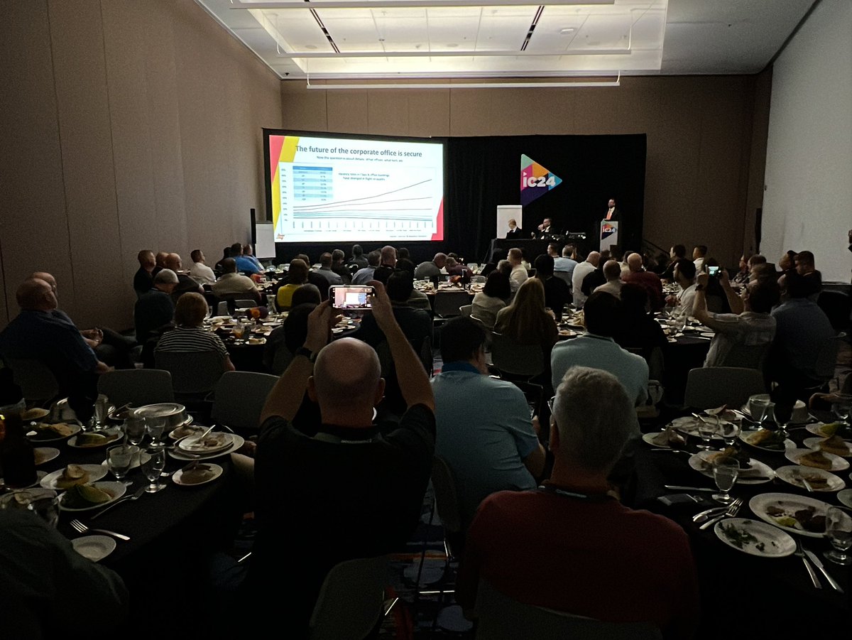 “The future of the corporate office is secure. In 2024, we’re starting to get to the refresh cycle for early pandemic purchases.” 

Peter Hansen, AVIXA Economist
Market Insights Lunch: State of the AV Industry #infocomm24