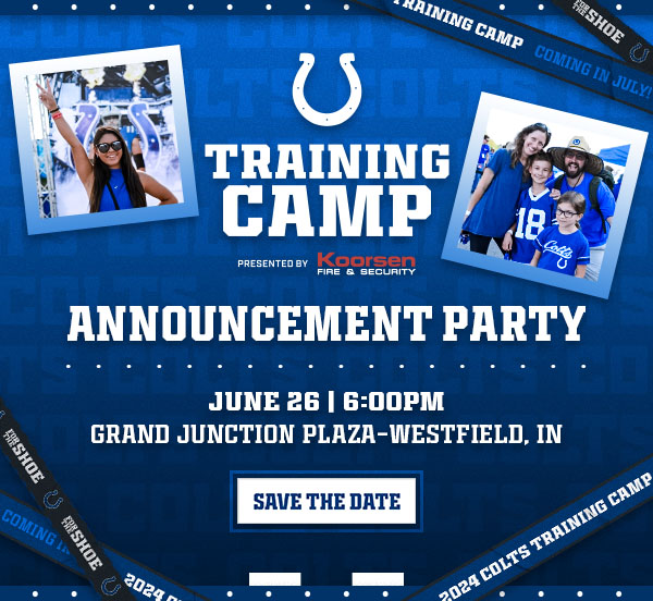 CityofWestfield's tweet photo. 🏈 The @Colts and the City of Westfield will host a Training Camp Announcement Party on June 26 from 6 – 9 p.m. at Grand Junction Plaza. View more details here: https://t.co/7HEzDtu2Jx

#westfieldin #westfieldindiana #coltstrainingcamp #coltscamp https://t.co/xoayEgjJie