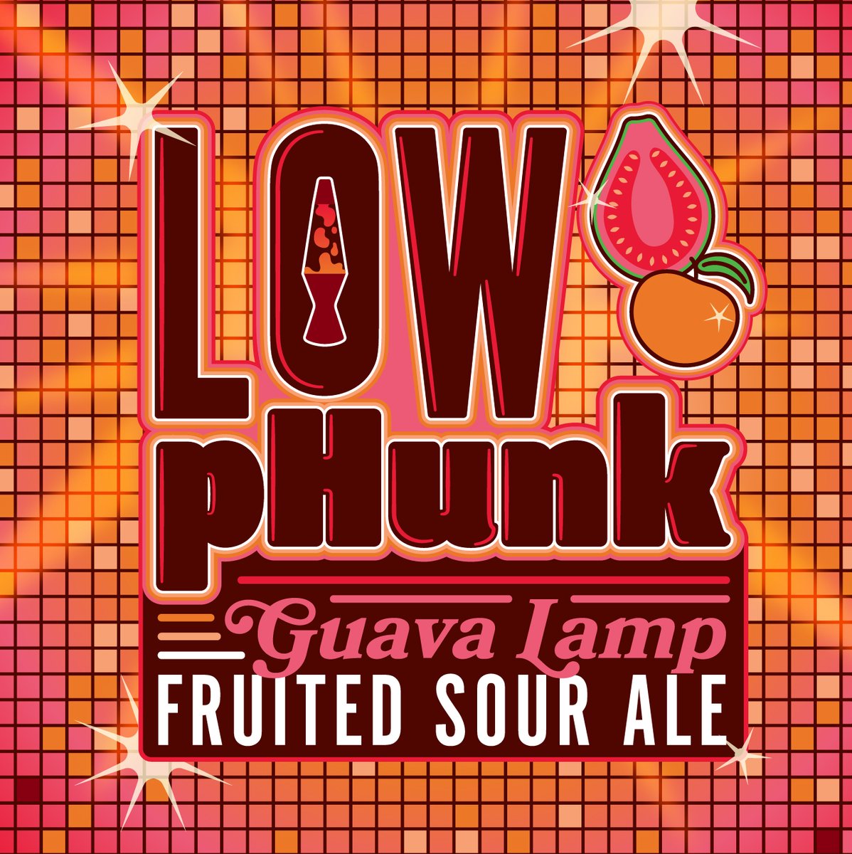 Our latest variant of Low pHunk comin’ in hot 🔥 Introducing Low pHunk Guava Lamp, a groovy twist to our award-winning Sour Ale.

Low pHunk Guava Lamp was brewed with pink guava and tangerine using a solera blending method. Refreshingly tart with hints of Belgian esters! 4.2%.