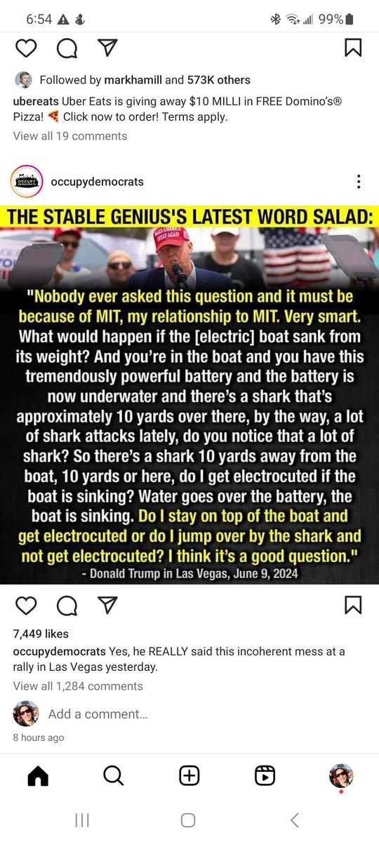 Any time anyone ever questions Biden's senility from now in, I'm just posting this. Someone started talking to me about this, and I thought they were joking... this is NOT ok. #voteblue #wordsalad #trumpdementia #nomoretrump #Biden #BidenHarris24
#biden2024 #Roevember #Bluewave