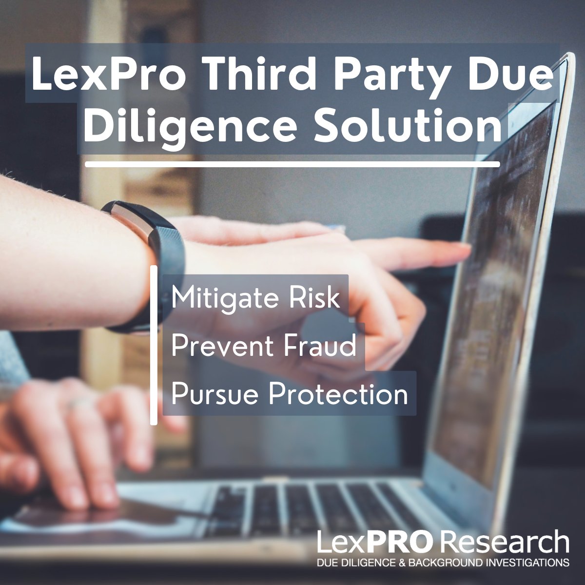 LexPROResearch's tweet photo. LexPro Research Third Party Due Diligence Solution can mitigate risks of bribery, kickbacks, and conflicts of interest that often arise from various third-party engagements. To learn more visit our website: https://t.co/vBGrhNPVyx https://t.co/rGo2oZwwoi