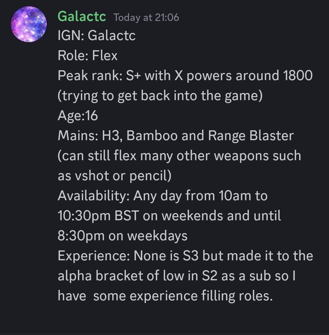 Galactc9283's tweet photo. Fa post :) https://t.co/bXSNC6rjph