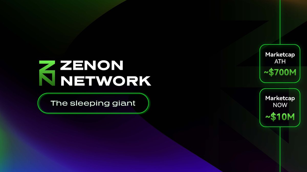 🚀 $ZNN at only $10M FDV after hitting $900M+ last bull run? 

Get ready for #PhaseZ – a series of game-changing launches and events that will redefine decentralized ecosystems. 

The future is coming. 👽✨

#theAliensKnow #Zenon #phaseZ