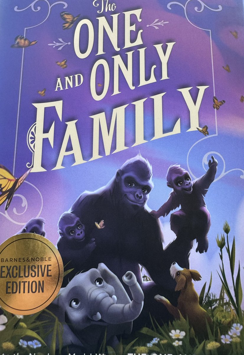 Just finished The One and Only Family… loved it!! <a href="/kaaauthor/">Katherine Applegate (kaaauthor.bsky.social)</a> you are such an amazing author!