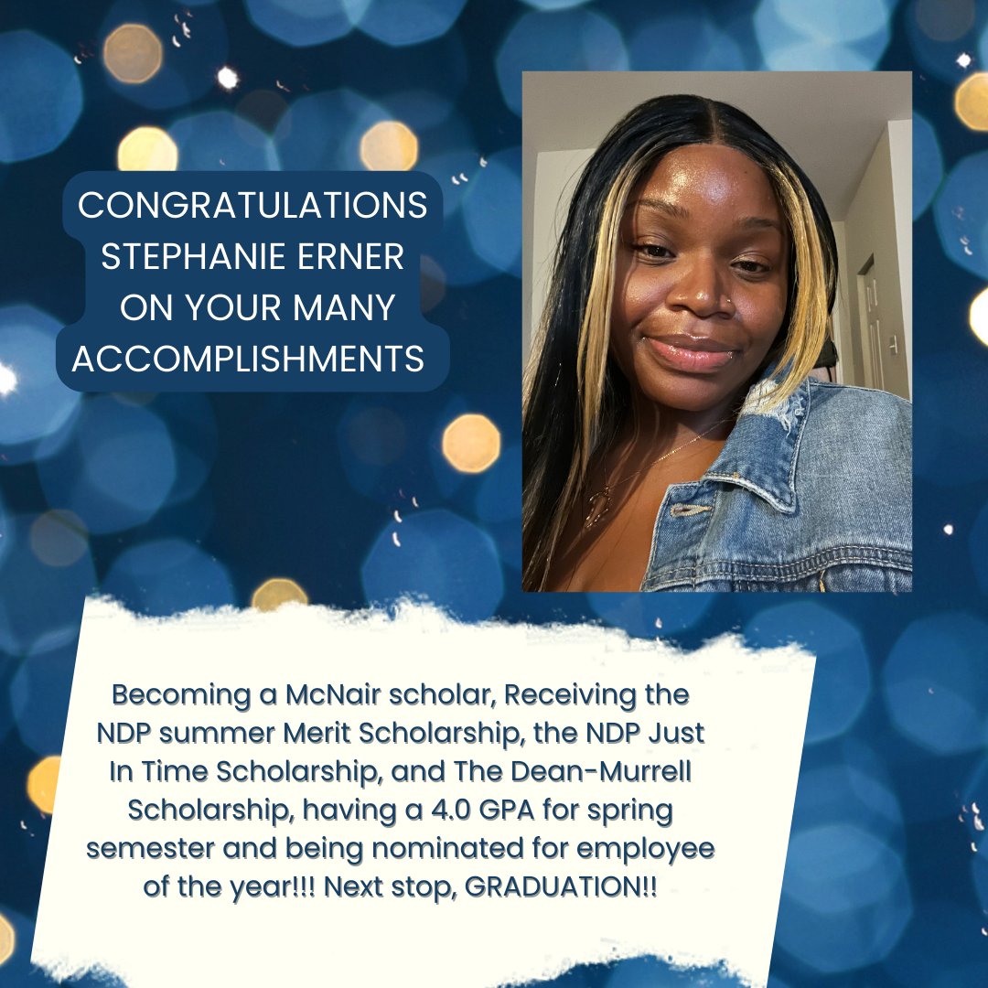 NEIUTRIO's tweet image. Congratulations Stephanie Erner!! 🎉👏🏻

#trio #triosss #neiutrio #NEIU #neiustudents #studentsuccess #mcnairscholar #meritscholarhip #scholarhip