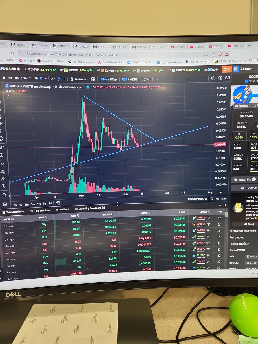 MemeLinx's tweet image. #Boomer may be getting ready for a move between now and the 20th of this month, just my opinion. #MEMECOİNS #basenetwork