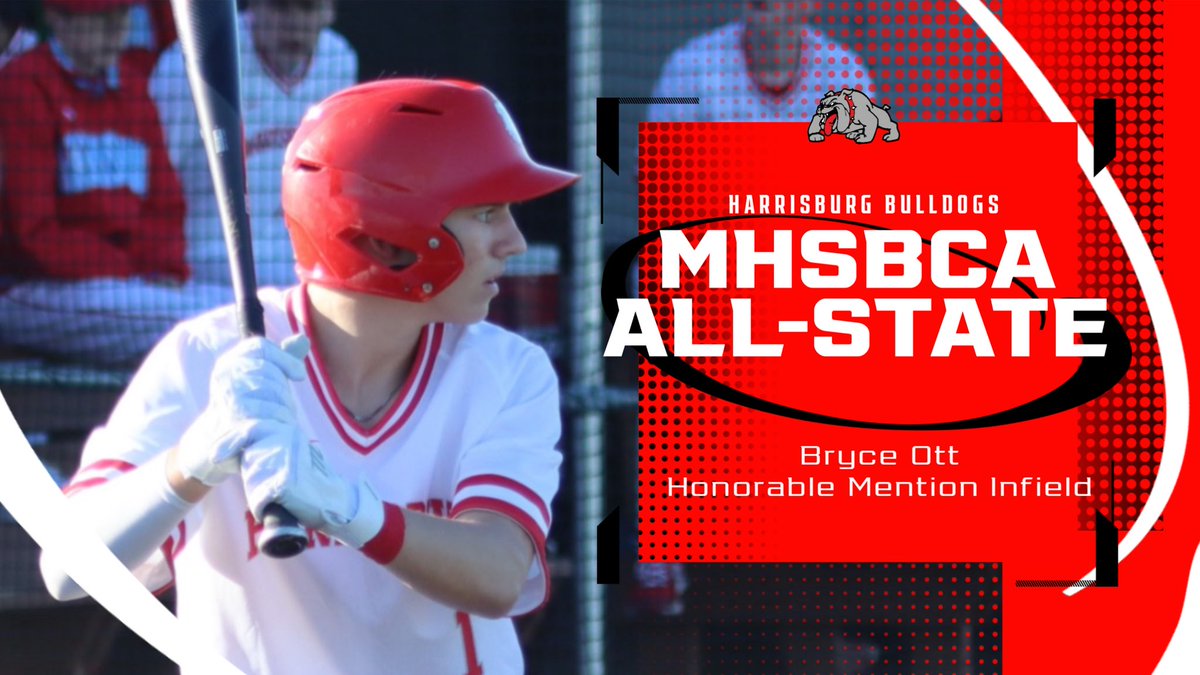 Harrisburg Bulldog Baseball (@bulldogcleats) on Twitter photo Congratulations to Jr. Bryce Ott for being named Honorable Mention All-State Infielder by the MHSBCA for 2024!!! #7Hard <a href="/CoachAckman/">Chris Ackman</a> <a href="/ottjimmy/">Jimmy Ott</a> <a href="/thestevecombs/">Steve Combs</a> <a href="/harrisburgath/">Harrisburg Bulldogs</a> <a href="/hburgboosters/">Harrisburg Bulldogs Booster Club</a> <a href="/NewKiddComin/">Mason Hardin</a> <a href="/Mo_MHSBCA/">Mo HS Baseball Coaches Association</a> Congratulations to Jr. Bryce Ott for being named Honorable Mention All-State Infielder by the MHSBCA for 2024!!! #7Hard <a href="/CoachAckman/">Chris Ackman</a> <a href="/ottjimmy/">Jimmy Ott</a> <a href="/thestevecombs/">Steve Combs</a> <a href="/harrisburgath/">Harrisburg Bulldogs</a> <a href="/hburgboosters/">Harrisburg Bulldogs Booster Club</a> <a href="/NewKiddComin/">Mason Hardin</a> <a href="/Mo_MHSBCA/">Mo HS Baseball Coaches Association</a>