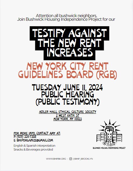 Bushwick Housing Independence Project tweet media