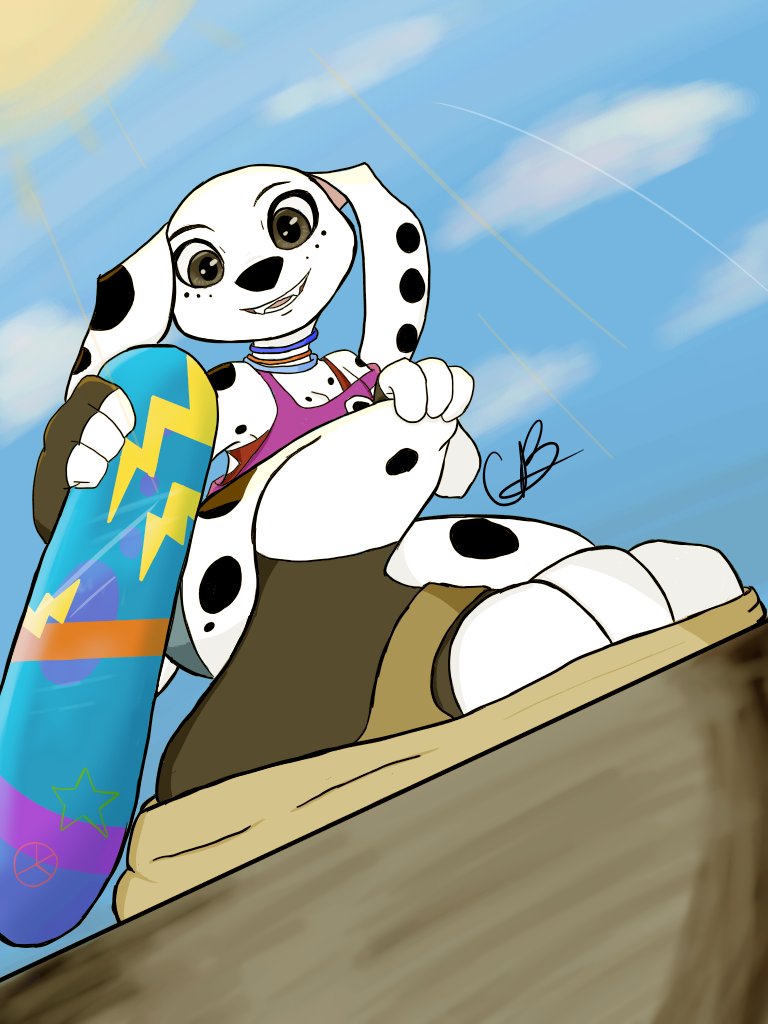 Crissy_Angel_'s tweet image. have no idea why dalmation street is trending rn buuut heres my art for it! #101DalmatianStreet ...i need to make more of these lol
