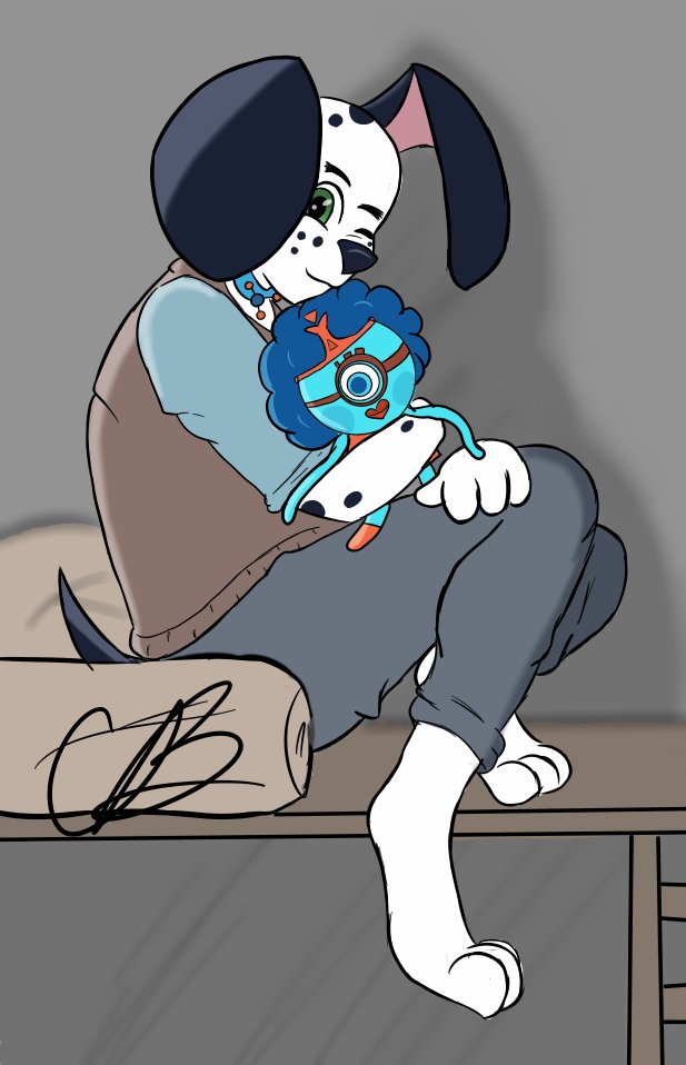 Crissy_Angel_'s tweet image. have no idea why dalmation street is trending rn buuut heres my art for it! #101DalmatianStreet ...i need to make more of these lol