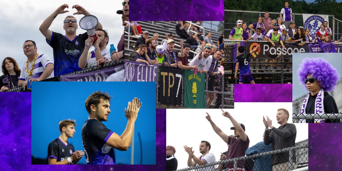 "We love you Oakland, we do."
"We love you Oakland, we do."
"We love you Oakland, we do."
"OHHHH OAKLAND WE LOVE YOU!"

Forever appreciative for the best supporters in all of @uslleaguetwo 🟣⚪️

#BleedPurple