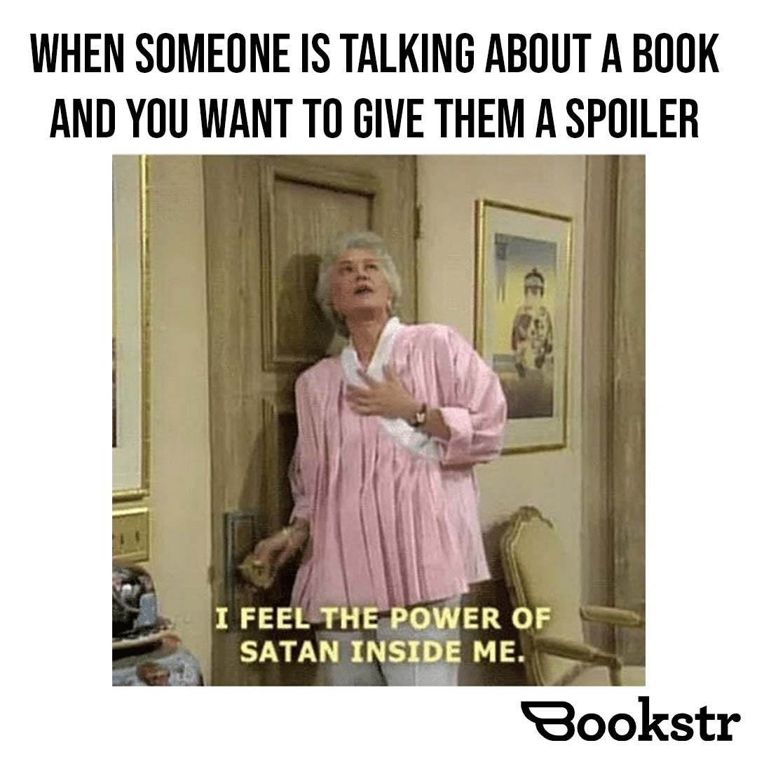 BookstrOfficial's tweet photo. It's one of the hardest things on the planet to do🤣 

[🤪 Meme by Rj McGilbert]

#HardThingToDo #Bookstr #DontSpoilIt #OhGoodness https://t.co/5wsXXyPqNS