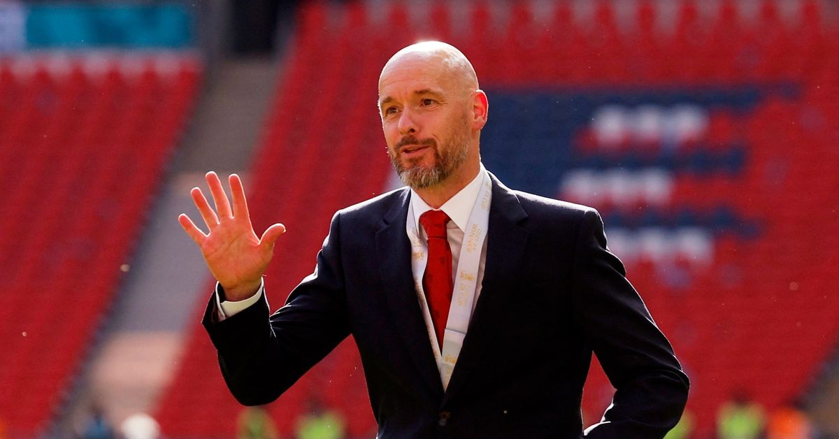 Reuters's tweet photo. Manchester United manager Ten Hag to stay - reports https://t.co/IfR4jOMG1y https://t.co/ytQimb5nX9