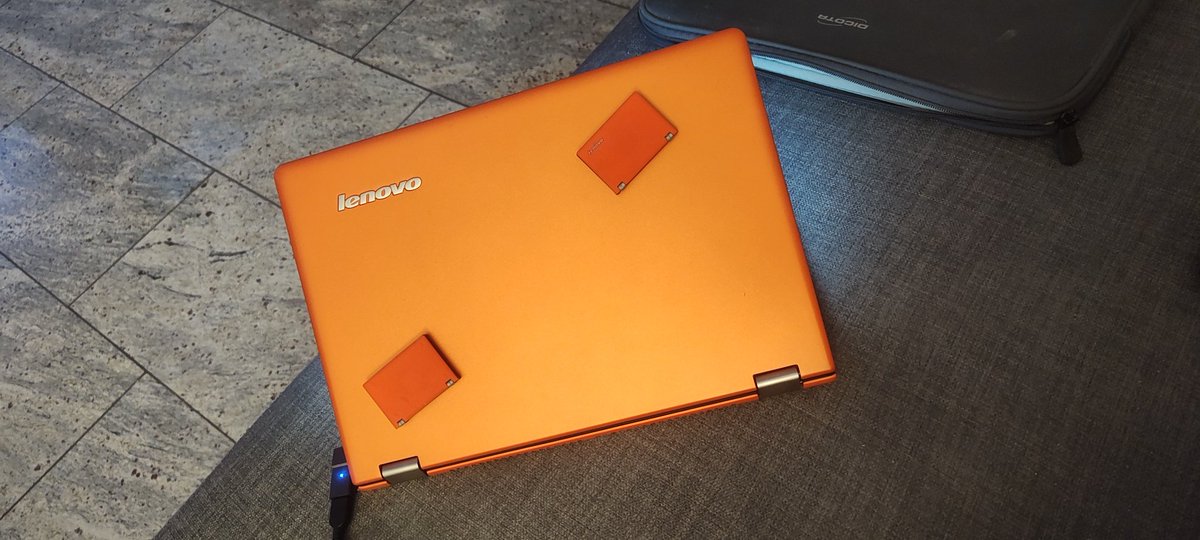 Tom_ZR_Race's tweet photo. A little retro throwback with the gorgeous clementine orange @lenovo Yoga 11s - the beginning of the famous convertible Notebooks #YogaMyWay #LenovoIN https://t.co/FXltaZ6Ezo