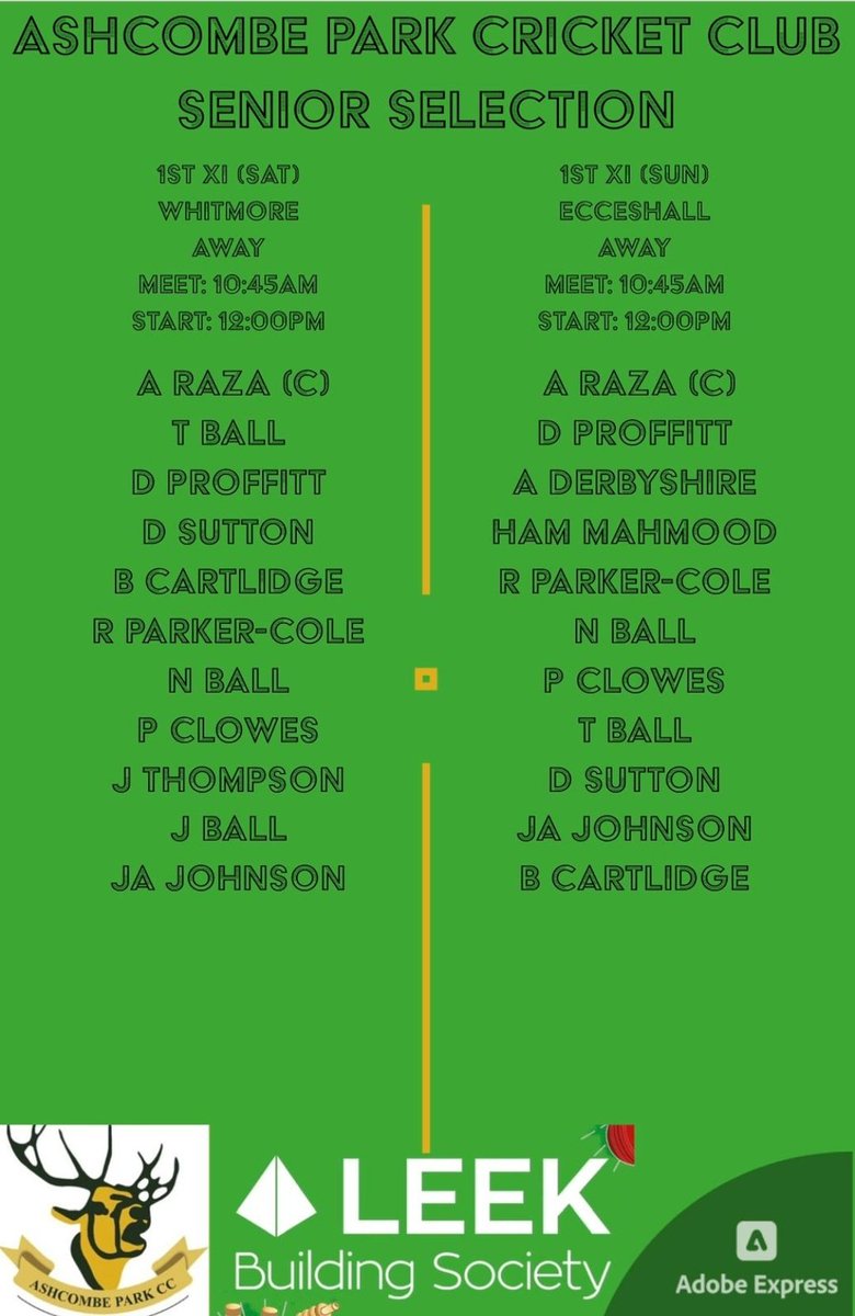 Ashcombe Park CC tweet media
