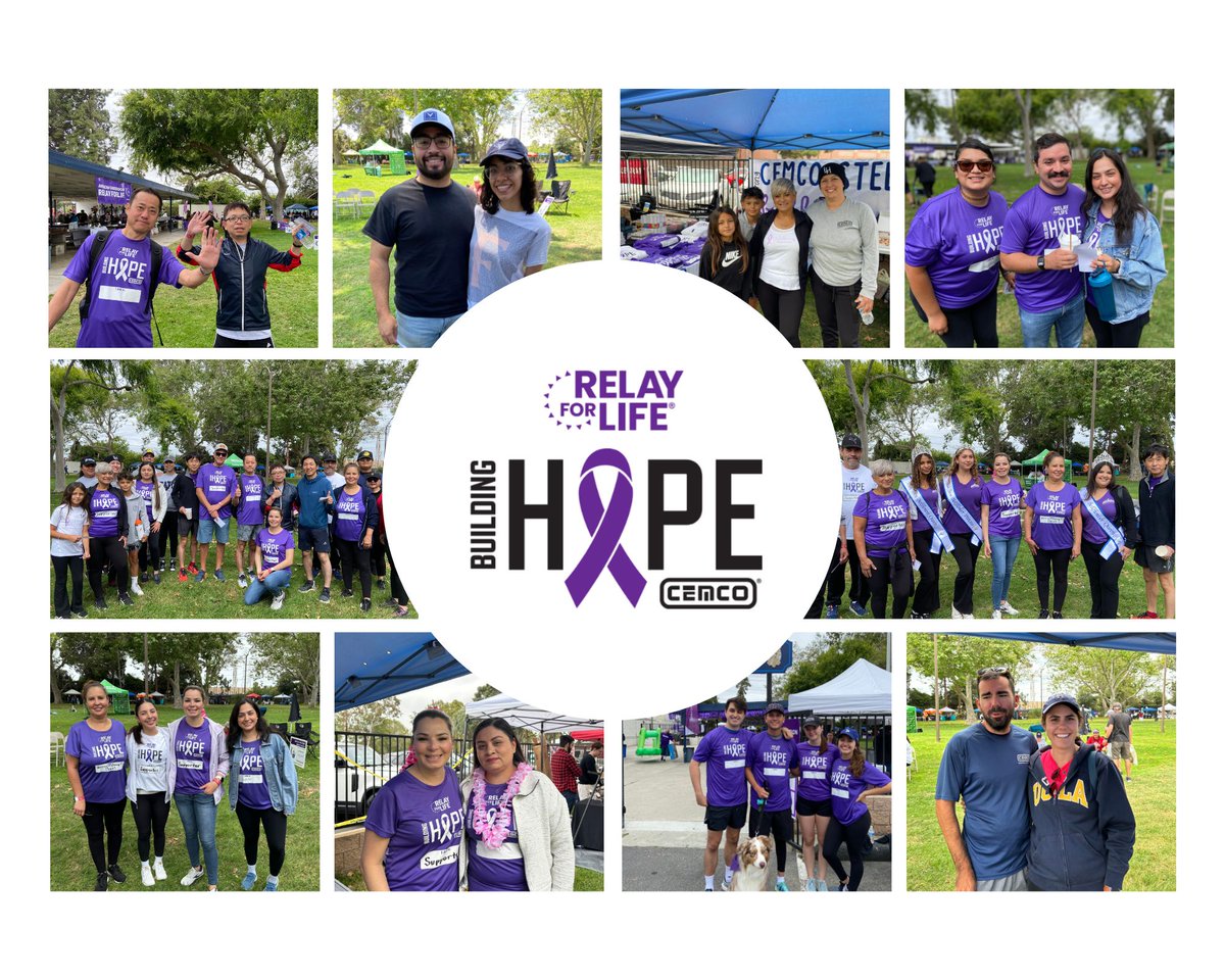 At CEMCO, we are incredibly grateful for the support during our recent Relay for Life fundraiser. Thanks to our dedicated employees and participants, including colleagues from JFE. We remain committed to supporting our community. Together we can continue #BuildingABetterTomorrow.