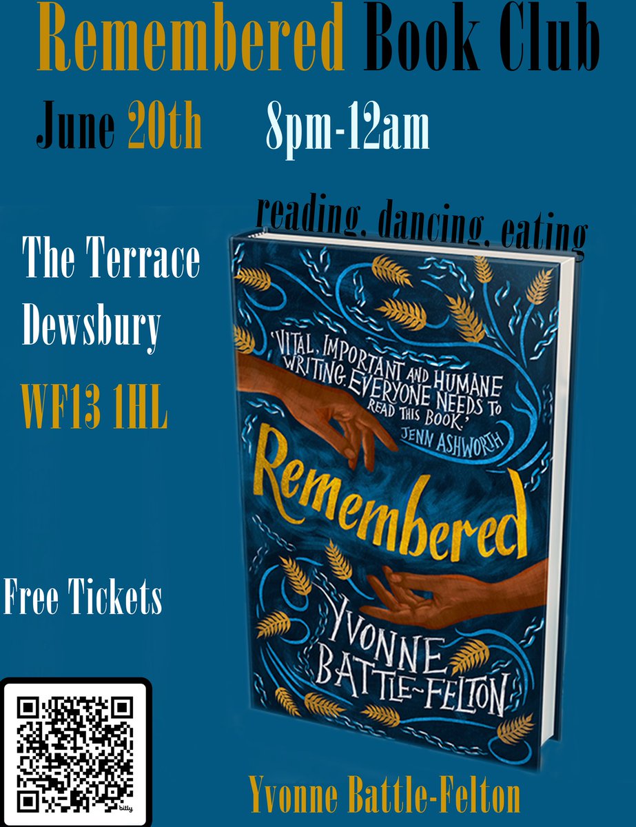YBattleFelton's tweet photo. I hope you’ll help me celebrate with dancing, readings, &amp; food at this free event #dancing #books #bookclub #free #events @NorthGravy @cultureword @NewWritingNorth @BBCLookNorth @wowfest @dialoguepub https://t.co/HFyNQUjKMm