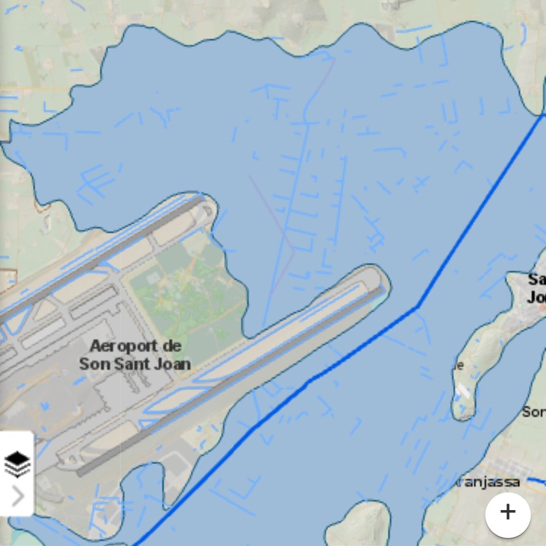 AlbertAmbrosB's tweet image. Una vegada més sa meteorologia ens mostra sa veritat d&apos;allà on construïm. Era qüestió de temps, i tanta sort que no ha plogut el que va caure fa dos mesos a Dubai. El prat de sant Jordi on es troba part de l&apos;aeroport, és una de les zones inundables per antonomàsia.