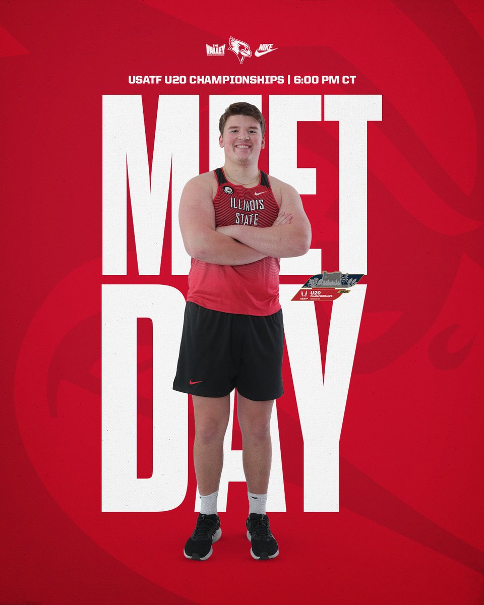 Time to shine✨

Garrett Taylor competes in the discus throw at the USATF U20 Championships at 4 PM PST (6 PM CT)‼️

MEET INFO → linktr.ee/redbirdtfxc