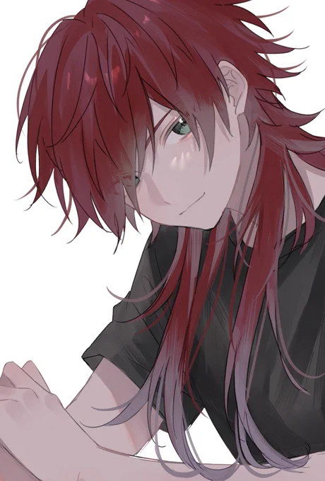 髪下ろし #イロ絵す 