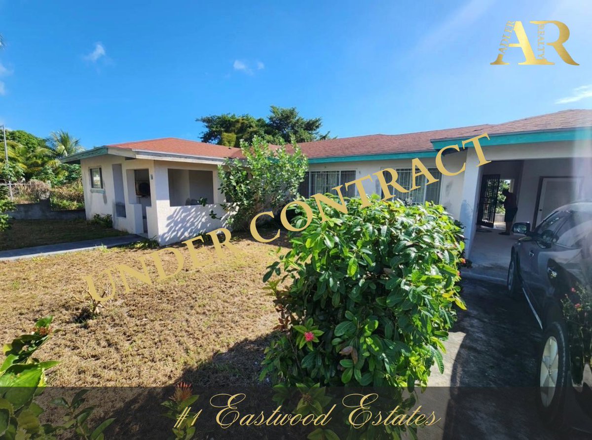 RealtyAdler's tweet photo. UNDER CONTRACT 📣

📍 41 𝑬𝒂𝒔𝒕𝒘𝒐𝒐𝒅 𝑬𝒔𝒕𝒂𝒕𝒆𝒔
𝑳𝒊𝒔𝒕𝒆𝒅 𝑷𝒓𝒊𝒄𝒆: $299,000.00

🛌 3 bedrooms
🛁2 bathrooms 
🏡 2,200 𝑺𝑭
𝑳𝒐𝒕 7,500 𝑺𝑭
𝑴𝑳𝑺 55453
𝑳𝒊𝒔𝒕𝒊𝒏𝒈 𝑨𝒈𝒆𝒏𝒕 | 𝑶𝒔𝒃𝒐𝒖𝒓𝒏𝒆 𝑺𝒕𝒖𝒂𝒓𝒕
📱242-423-8822

#bahamasrealestate #AdlerRealty https://t.co/5HkgvmuTdT