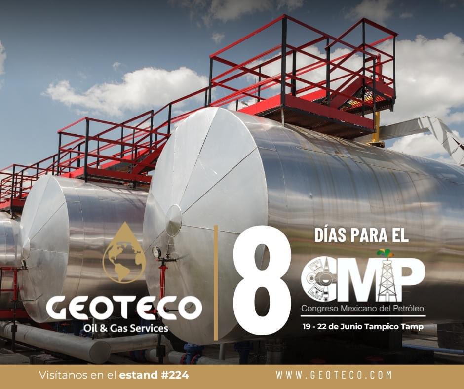 ⏱ Te esperamos en el CMP del 19 al 22 de junio en Tampico Tamps.

#CMP2024 #Tampico #industriapetrolera