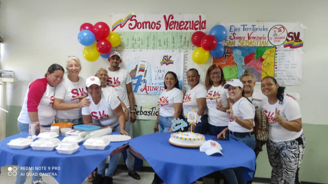 Hoy en el  7 Aniversario del Movimiento Somos Venezuela el equipo de <a href="/SomosVzlaSS2022/">Somos Venezuela</a> realiza un pequeño compartir Juntos a sus Equipos de Jefes y Jefas del Municipio San Sebastián de los Reyes.