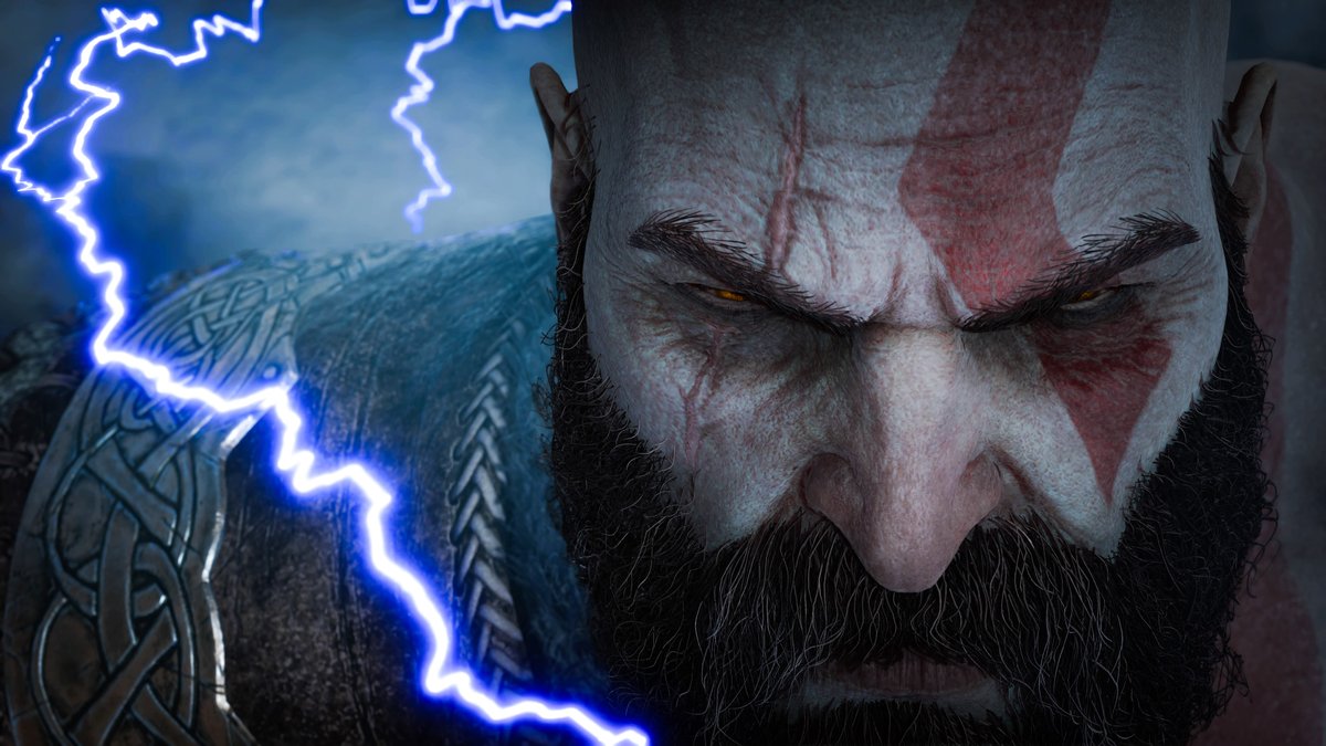 JormyJr's tweet photo. "I see why my sons fell to you. Even this, lesser version of you."

#GodofWarRagnarök https://t.co/4IASAiOGOn