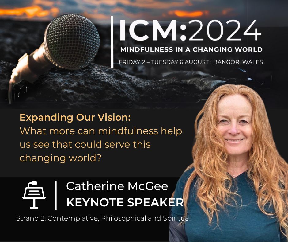 KEYNOTE STRAND 2 - Catherine McGee asks how mindfulness might serve our deepest values in the world : buff.ly/4el6p3m 

#ICMBangor2024