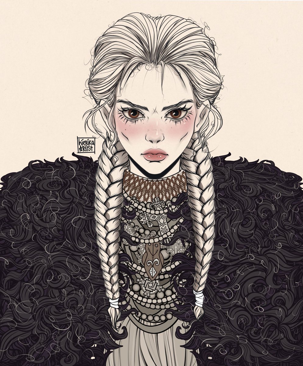 Пані та панове! У мене новий стиль. 
Але кому то потрібно 💔
#ілюстрація #малюнок #малювання #процес #create #творчість #художник #натхнення #арт #ідеїмалюнків #етно #етностиль #фольклор