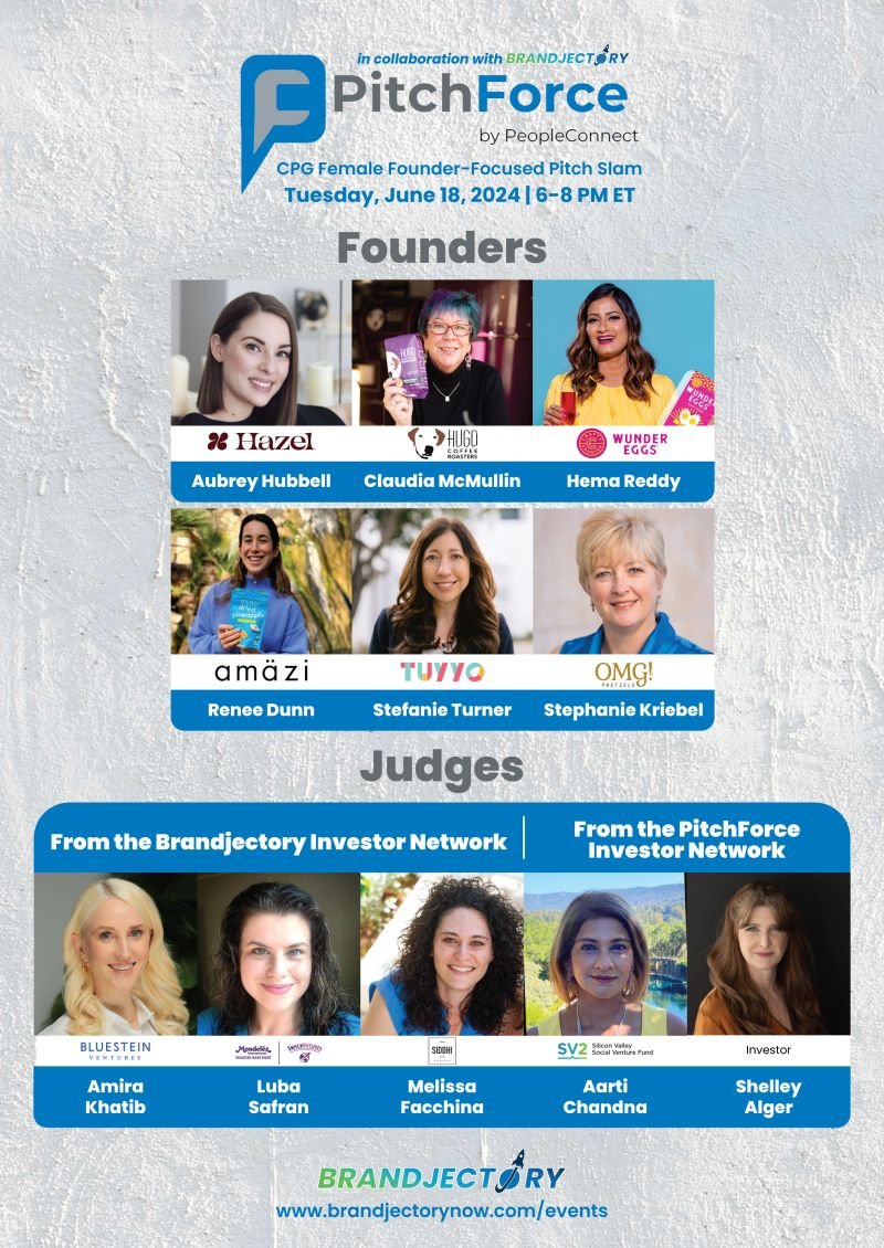 Join us for this terrific event &amp; support Crafty Counter (WunderEggs), OMG! Pretzels, Amazi Foods, TUYYO, Hugo Coffee Roasters &amp; Hazel. Register here: lnkd.in/gvDrrKMC
#emergingbrands #founders #entrepreneur #investing #funding #fundraising #cpgindustry #pitchslam #pitch