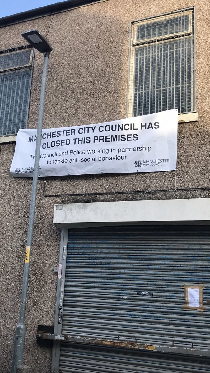 AdamH_ASB's tweet photo. Programme on C5 now about raids and mentions Premises Closure Orders in the Strangeways area of Manchester. Proud to say that me, my team, Trading Standards and GMP colleagues secured the first one at Harris Street #PartnershipWork ๐ช๐ป https://t.co/iRq2bcYB5g