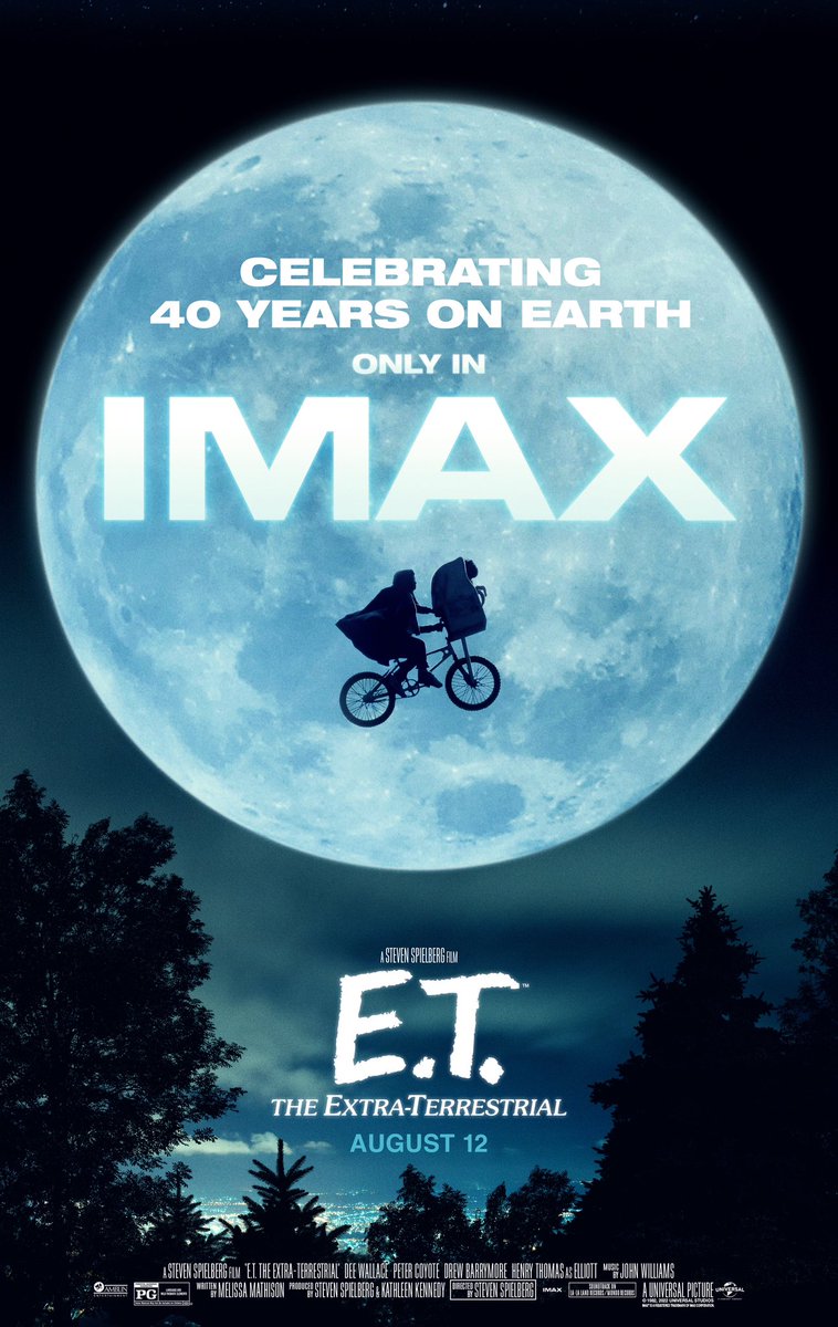 UJStrikesBack's tweet photo. Happy 42nd Anniversary to E.T. the Extra Terrestrial! 🥳🎉

#ET #HenryThomas @MacnaughtonNYC #PatWelsh #BenBurtt #CThomasHowell #PeterCoyote #JimBissell #CarloRambaldi #AllenDaviau #CarolLittleton #JohnWilliams #DennisMuren #KathleenKennedy #MelissaMathison #StevenSpielberg https://t.co/IHPuUtIXXZ